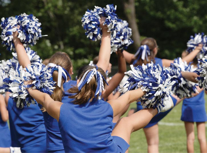 cheer leading squad photo
