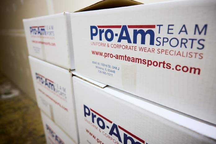 photo of product in pro-am boxes