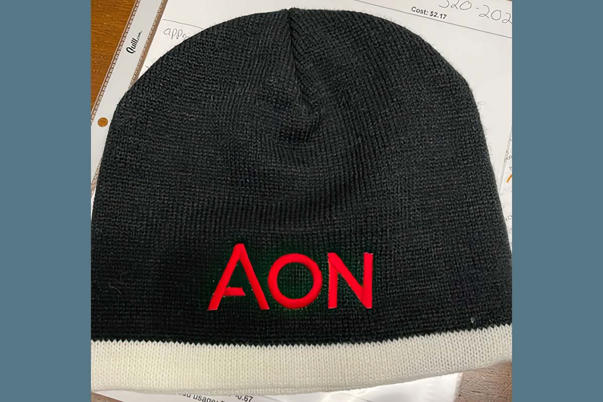AON stitched cap photo