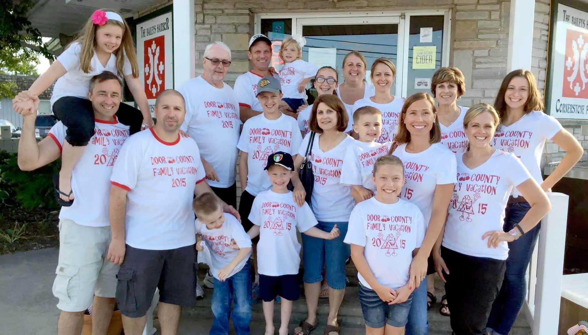 specialty t-shirt photo of a family birthday